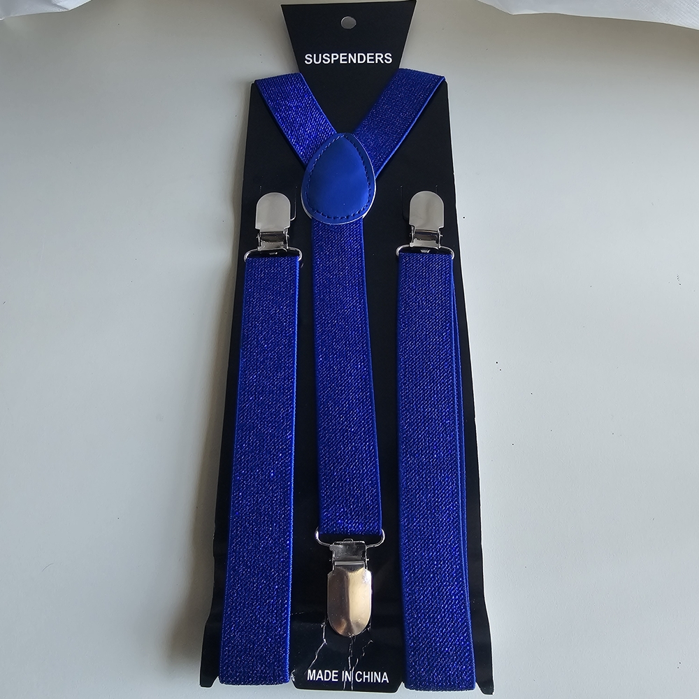 Royal Blue Adjustable Suspenders – Unisex Teen Fit | Y-Back Style
